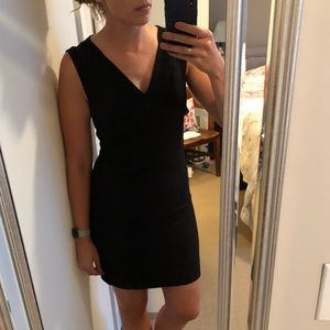 Tahari Black Cocktail Dress Sz 4